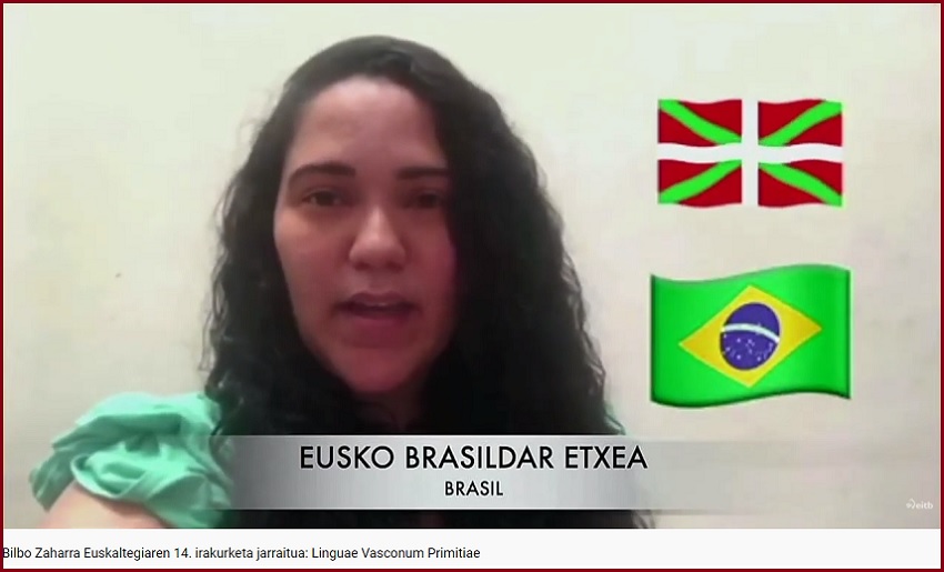 Lectura Ininterrumpida de Clásicos: representante del Eusko Brasildar Etxea. Su 14 edición se llevó a cabo ayer en el bilbaíno Teatro Arriaga