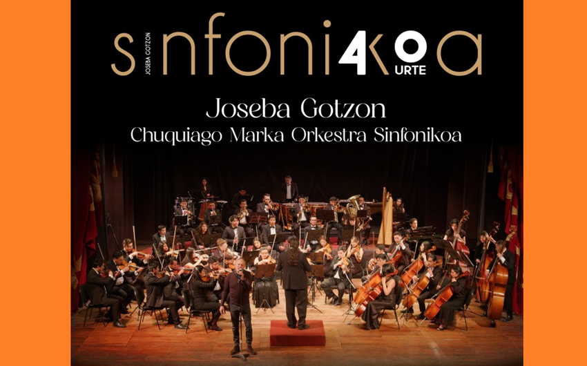 Joseba Gotzon Varela kantari portugaletetarrak kantugintzan daramatzan 40 urteak ospatuz grabatu du '40 Sinfonikoa’ lan berria