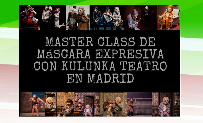 The Kulunka Company will teach a mask workshop in Madrid