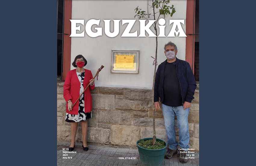 Número 15 de la revista trimestral Eguzkia de Euzko Etxea de La Plata, en Argentina