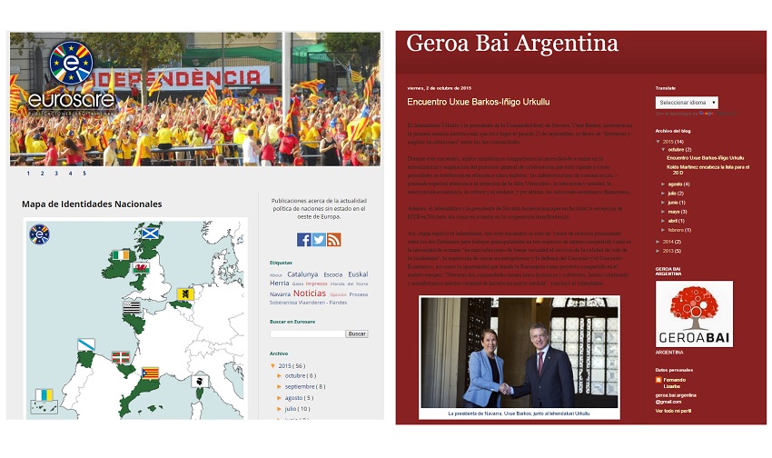 Blogs Eurosare y Geroa Bai Argentina
