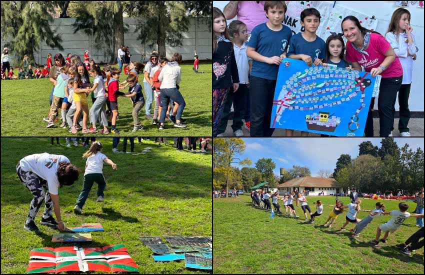 Postales del Encuentro de Txikis de las Euskal Etxeas, organizado por FEVA, llevado a cabo el sábado 9 de septiembre en la sede Lavallol de Colegio Euskal Echea, con la participación de 500 niñas y niños