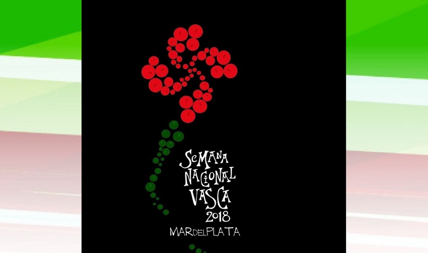 Logo de la Semana Nacional Vasca 2018 de Mar del Plata