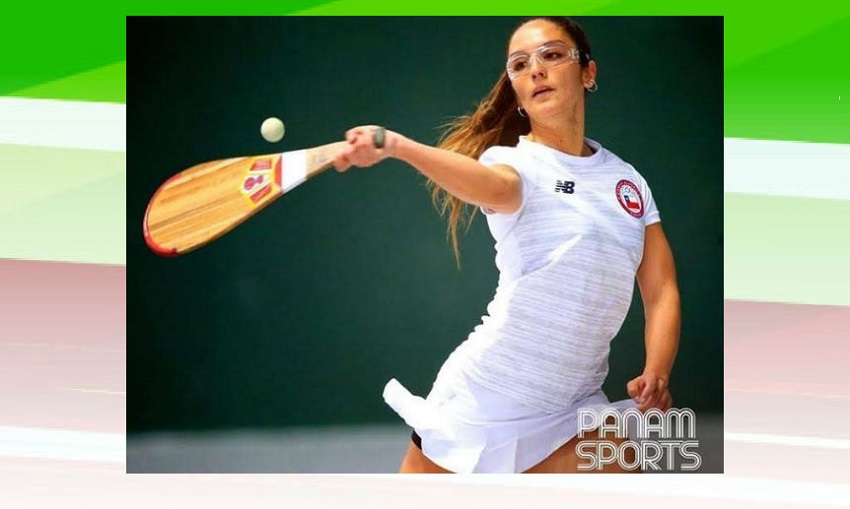 Maritxu Bastarrica, dancer and pelotari at the Basque Club in Santiago and member of Chile’s Basque Pelota Selection 