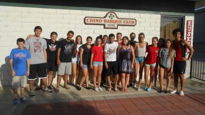 Participants at a workshop given by scholarship recipients in Chino, CA. 
