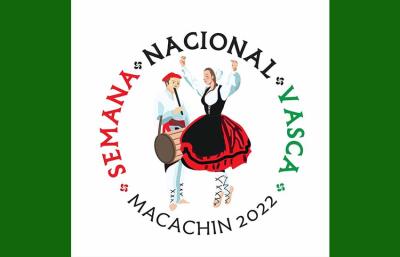 2022ko urriaren 1etik 10era La Pampako Macachinen egingo den Euskal Argentinar Aste Nazionalaren logo ofizialaren irudia