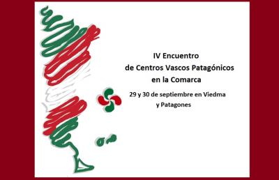 Poster for the 4th meeting of Patagonian Basque Clubs