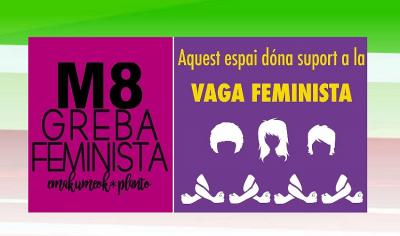 Euskaltzaleaok in Valencia supporting the International Women’s Strike