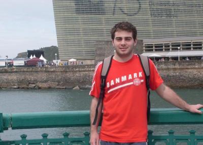Alejo Conti on a trip that he took to the Basque Country in the summer of 2014 (photo AC – EuskalKultura.com)