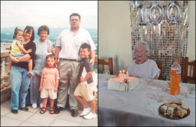 Ezk., Alicia Barbería 2005ean, Euskal Herrira egindako bisita bakarrean, Esk., abenduaren 12an bere 100. urtemuga ospatu zuenean