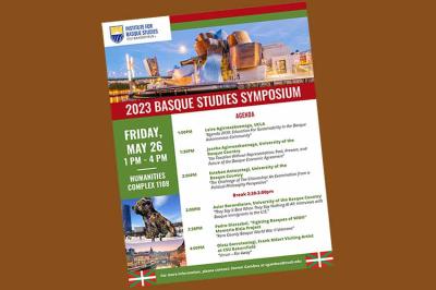 Simposio de Estudios Vascos este viernes 26 de mayo en la CSU Bakersfield, organizado por su Instituto de Eustudios Vascos
