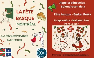 Urtero jai alai, koloretsu eta giro partehartzaile ederrekoa izan ohi den Quebec-eko Euskal Besta irailaren 6an izango da aurten