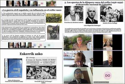 Joan den asteazkenean Juan Manuel Rodríguez Vargasek aurkeztutako lana "Euskal diasporaren presentzia erbestean (1936-1939) eta honen ekarria Kolonbiako garapen nazionalari" izenpean