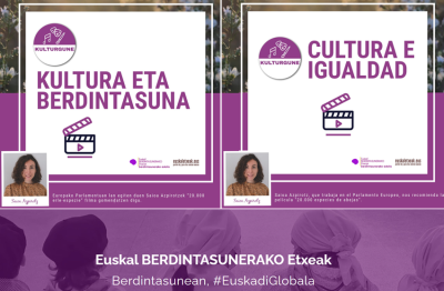 Saioa Azpirotz-ek inauguratu du, Bruselatik, Euskal Berdintasunerako Etxeak-en 'Kulturgune' ekimen berria