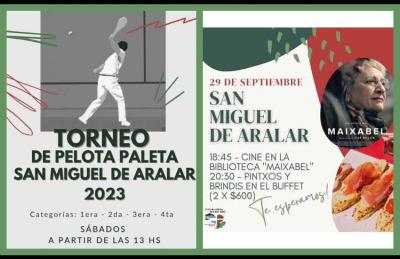 Actividades organizadas para la celebración de San Miguel de Aralar, patrón de Euskal Herria y de la propia euskal etxea marplatense