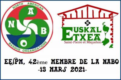 The Euskal Etxea in Saint Pierre et Miquelon is a member of N.A.B.O. since last Saturday