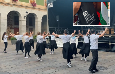Tandilgo Gure Etxea Euskal Etxeko ‘Betirako’ dantza taldea, Arratiako Euskal Diasporaren Astean (argazkia Begitu)