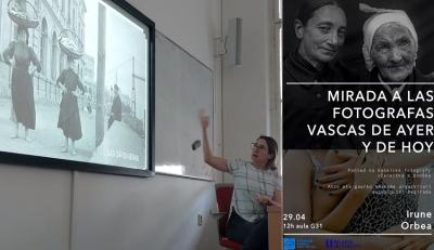 Irune Orbearen “Atzo eta gaurko emakume argazkilari euskaldunei begirada” hitzaldia