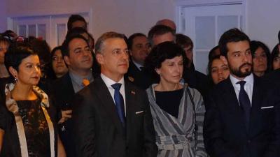 Urkullu and his wife in New York along with Marian Elorza, Secretary General of Foreign Action and Ander Caballero, former Delegate of Euskadi in the US (photoEuskalKultura.com) 