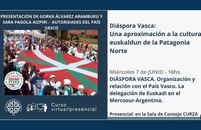 Sara Pagola y Gorka Alvarez disertarán hoy sobre la diáspora vasca en la Universidad Nacional del Comahue