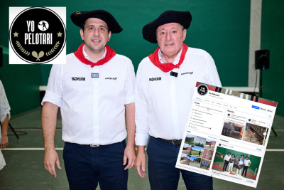 Rodrigo y Luis Arduino en el 'Torneo del jamón' en Pamplona