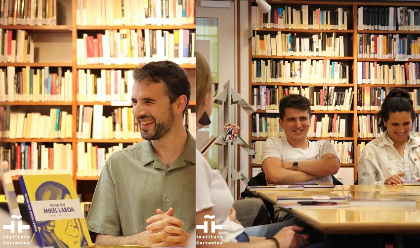 Municheko Euskal Elkarteak, Cervantes Institutuan eratutako Irakurketa Klubaren lehen saioa (argazkia Cervantes Institutuko Instagram)