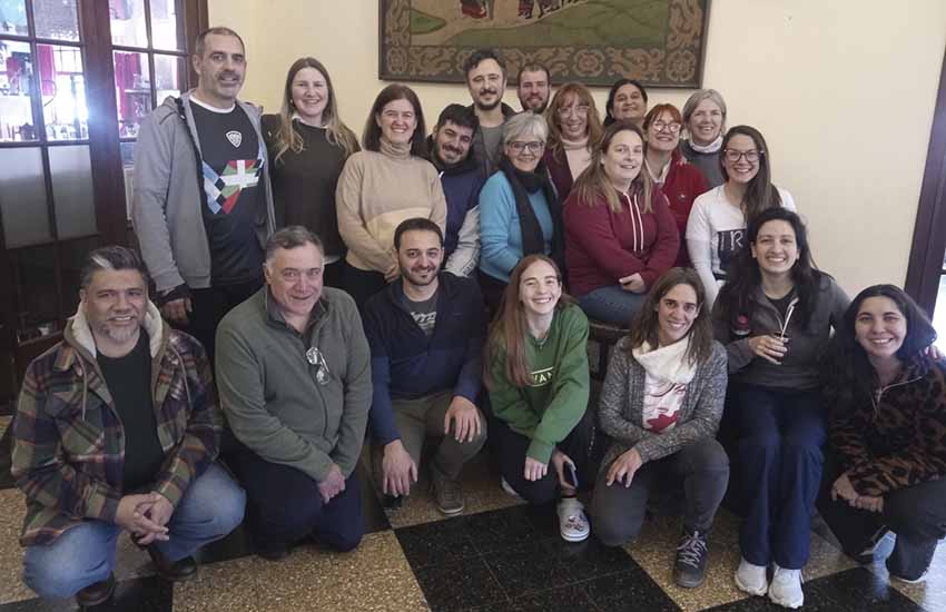 Euskara Munduango Barnetegiko ikasleak joan den uztailean Necochean. Urtarrilean bilduko dira berriz, San Nicolasko Euzkal Etxean