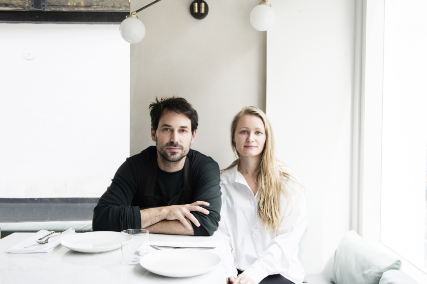 Nemanja Borjanović and Melody Adam, owers of Lurra and Donostia.