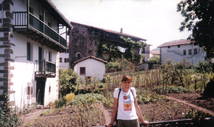 Norma Etcheverry during her trip to the Basque Country