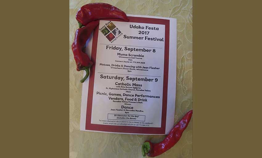 Basque program this weekend in Winnemucca and Paradise Valley thanks to the Santa Rosa Basque Club