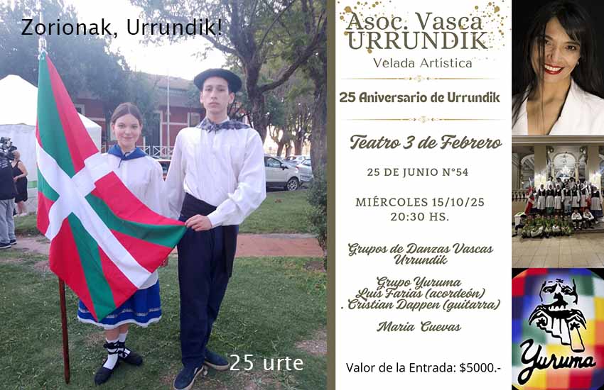 Asteazkenean ospatuko du bere auzokoen eta bertako herritarren aurrean Urrundik-ek Euskal Etxearen 25. urteurrena