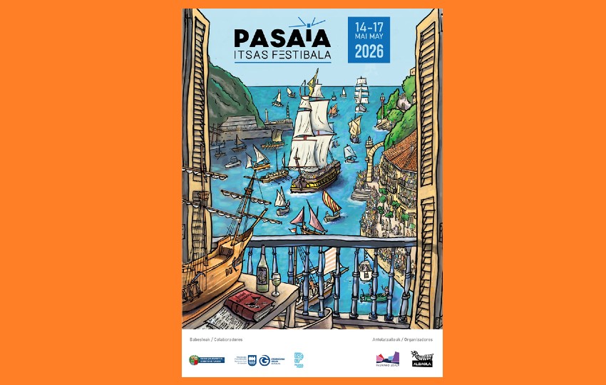 El Festival Marítimo de Pasaia se llevará a cabo en su edición de 2026 entre el 14 y el 17 de mayo en esa localidad costera vasca