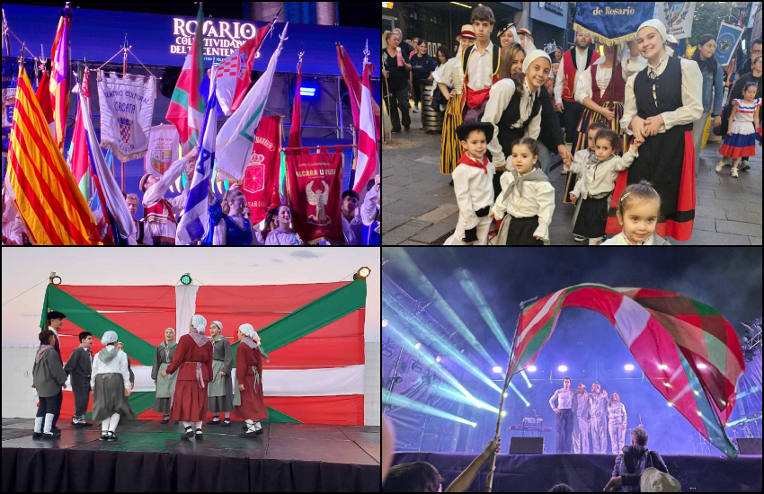 Rosarioko Gizataldeen Jaia: Nafar Etxeko eta Zazpirak Bateko haurrak Bandera Parke Nazionalean; eta Zetak-en kontzertu bikaina