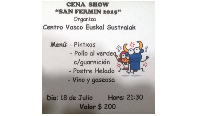 Publicidad cena-show