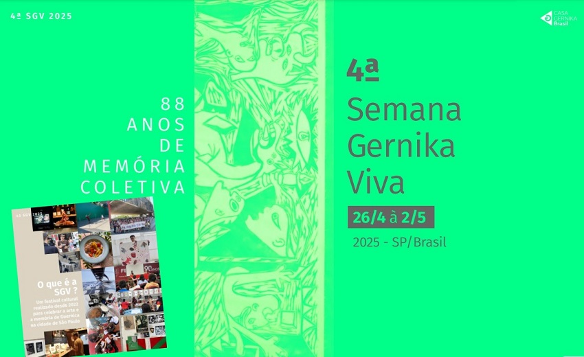 La Semana 'Gernika Viva' 2025 de Sao Paulo se extenderá del 26 de abril y el 2 de mayo