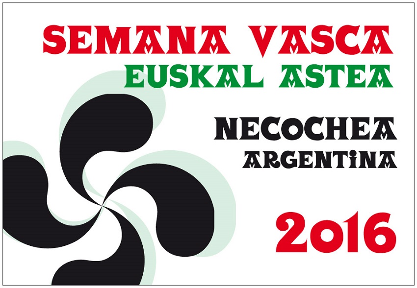 First publicity of Semana Vasca 2016 in Necochea