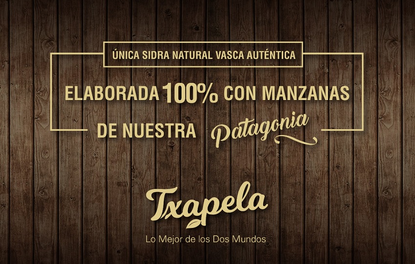 Nueva sidra natural vasco-argentina 'Txapela'