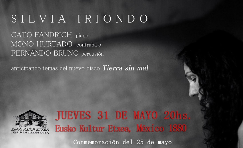 Invitación al recital de Silvia Iriondo en Eusketxe