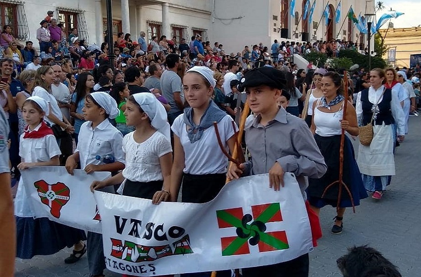 The Aberri Etxea Basque Club at the 2020 Patagonian Sovereignty Festival