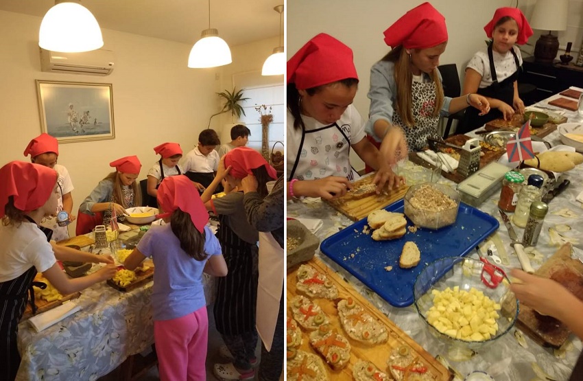 Cooking workshop for Txikis