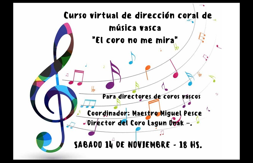 Curso de dirección coral de música vasca