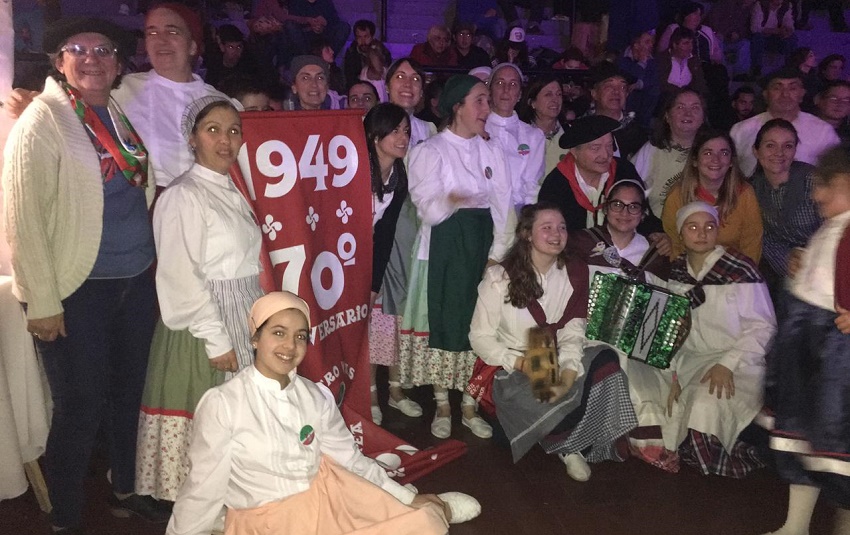 El Centro Vasco de Tandil celebra su 70º aniversario