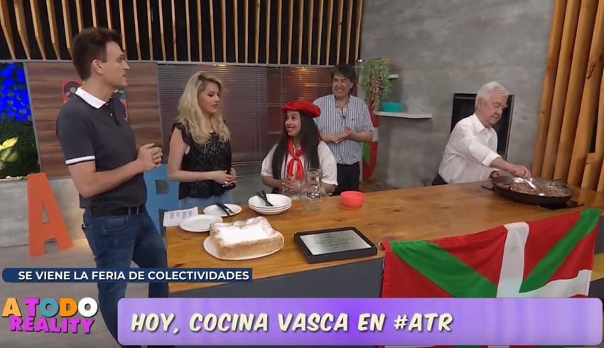 El Centro Vasco Gure Txokoa en el programa ‘A todo Reality’