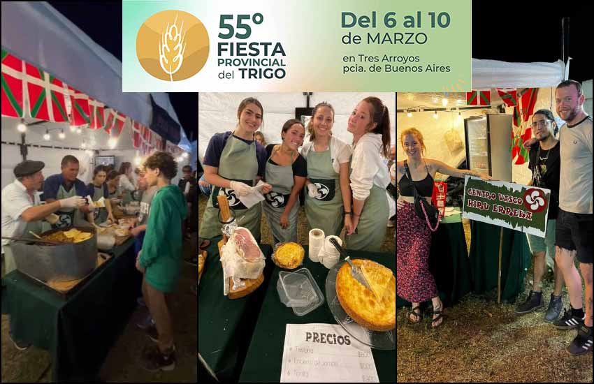 Hiru Erreka participará en la 55ª edición de la Fiesta Provincial del Trigo que se celebrará en Tres Arroyos. Postales de la edición 2023