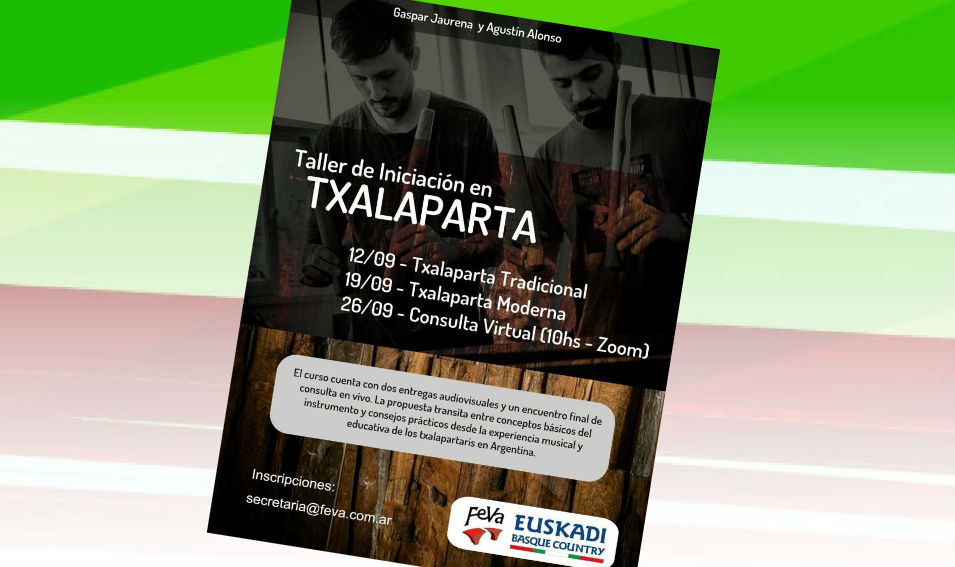 Taller de Txalaparta organizado por FEVA