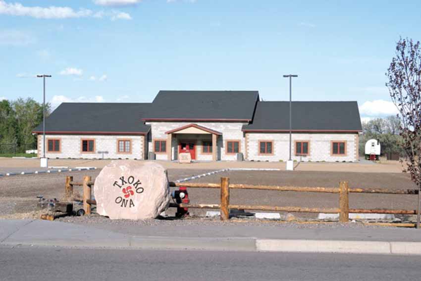 Headquarters of the Txoko Ona Basque Club in Homedale, Idaho, USA