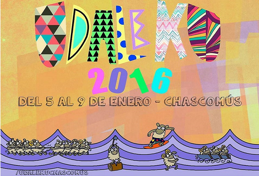 Afiche de promoción del Udaleku 2016