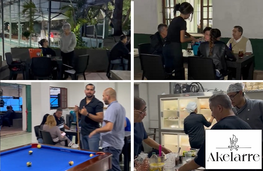 Eusko Etxea de Caracas no para. El pasado viernes inauguró en 'Euzko Gaztedi' su espacio Akelarre, con cocina local y vasca