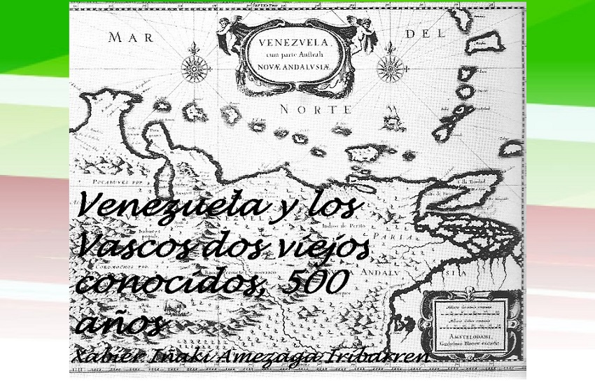 Tapa del libro Venezuela y los vascos dos viejos conocidos, 500 años'