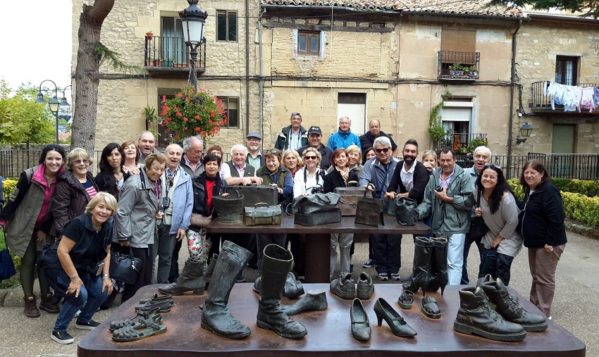 Grupo que realizó el viaje a Euskal Herria en 2016